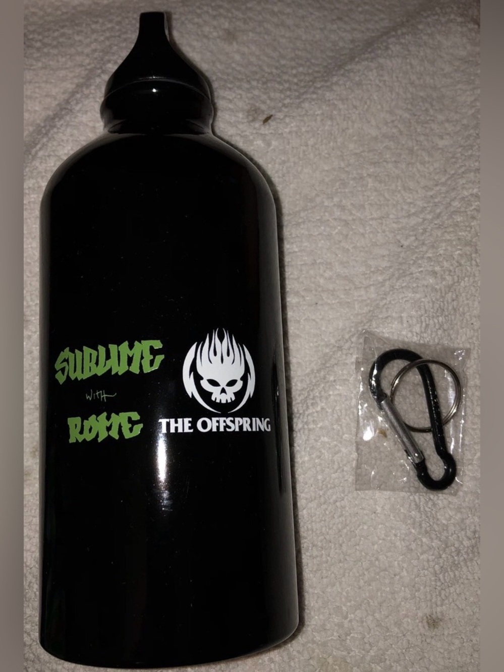 Sublime with Rome & The Offspring Water Bottle with Clip 2017 VIP Item RARE NEW